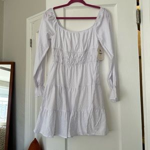Altar’s state white dress . Brand new